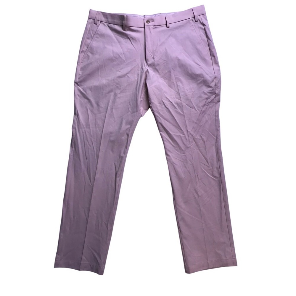 Michael Kors Bedford Pant Men 36x29 Pink Stretch Chino New Career